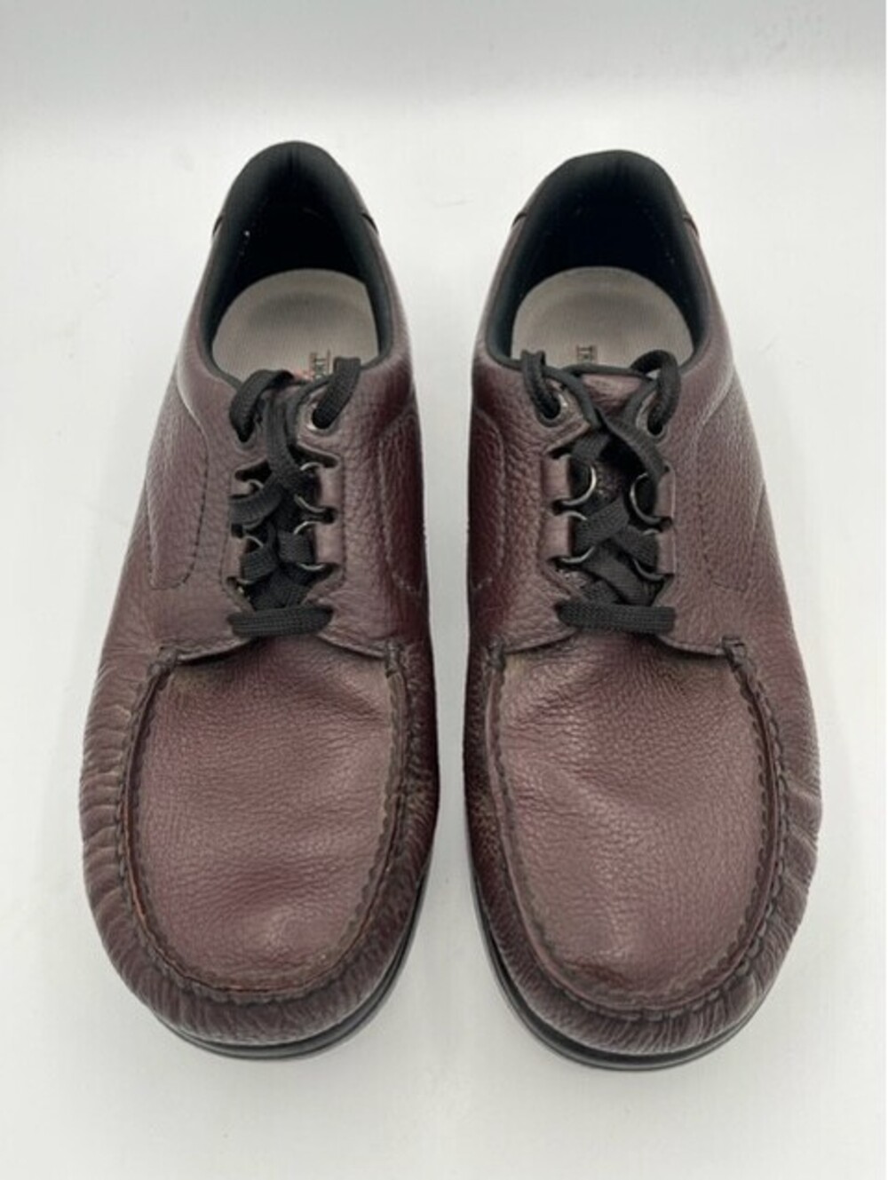 SAS Men's Bout Time Tripad Lace-Up Shoes In Cordovan Leather Sz 11.5